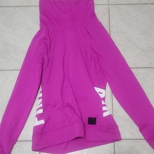 Pink athletic sweatshirt